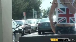 Surprising Blazing Teen Car Fucking