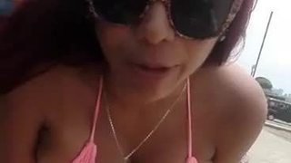 Daysi Araujo bikini rosa